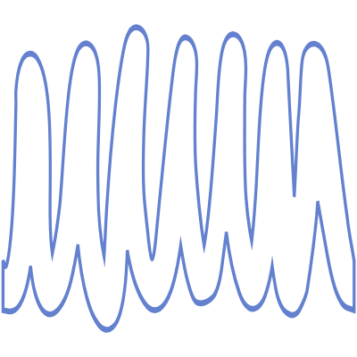 Line Wave Element from Organic Shapes Set