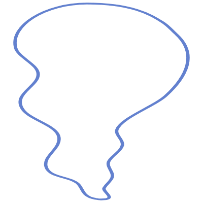 Shape Abstract Bubble Soul Element from Organic Shapes Set