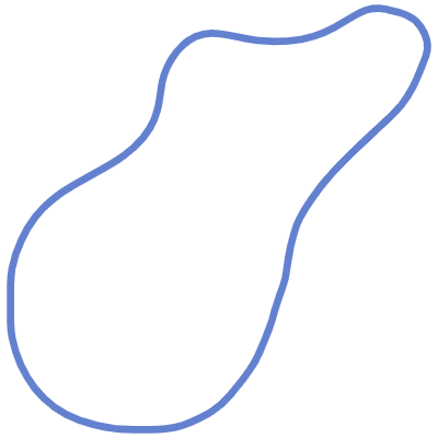 Shape Abstract Comet Element from Organic Shapes Set