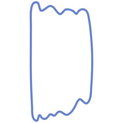 Shape Abstract Paint Element from Organic Shapes Set