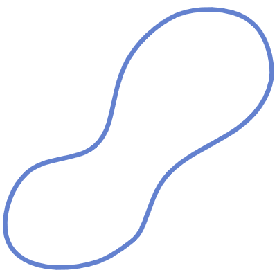 Shape Abstract Peanut Element from Organic Shapes Set