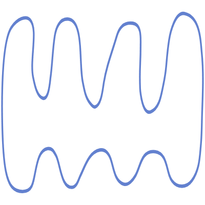 Shape Abstract Spine Element from Organic Shapes Set