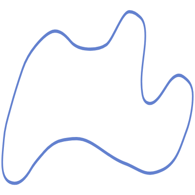 Shape Abstract Wave Element from Organic Shapes Set