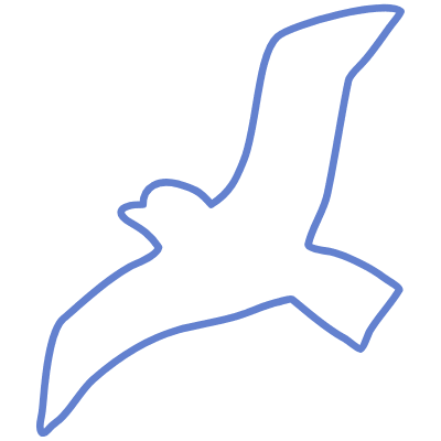 Shape Bird Nature Element from Organic Shapes Set
