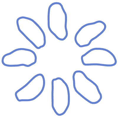 Shape Circle Loading Spin Propeller Element from Organic Shapes Set