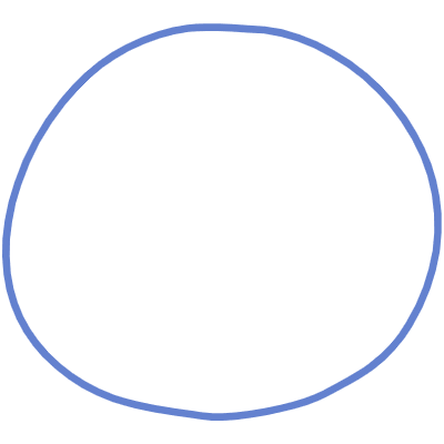 Shape Circle Element from Organic Shapes Set