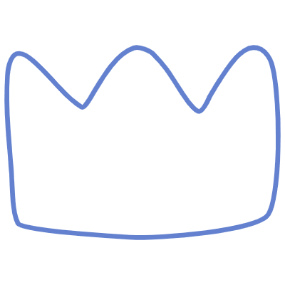 Shape Crown Element from Organic Shapes Set