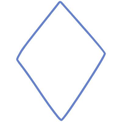 Shape Diamond Element from Organic Shapes Set