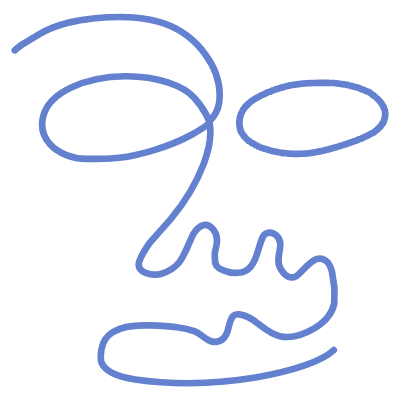 Shape Face Element from Organic Shapes Set