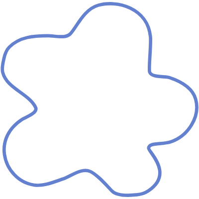 Shape Flower Nature Cute Element from Organic Shapes Set