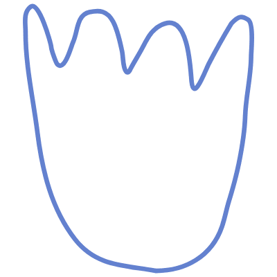 Shape Flower Nature Tulip Element from Organic Shapes Set