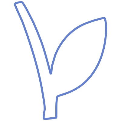 Shape Leaves Nature Twig Element from Organic Shapes Set
