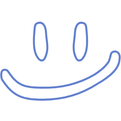 Shape Smile Eye Element from Organic Shapes Set