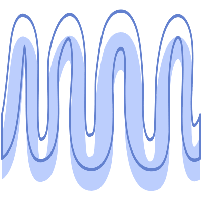 Line Curly 2 Element from Organic Shapes Set