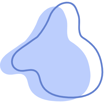 Shape Abstract Fish Element from Organic Shapes Set