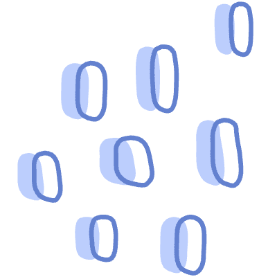 Shape Abstract Rain Element from Organic Shapes Set