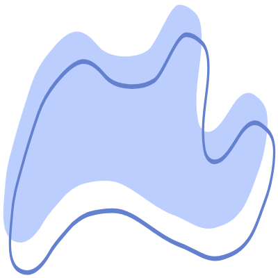 Shape Abstract Wave Element from Organic Shapes Set