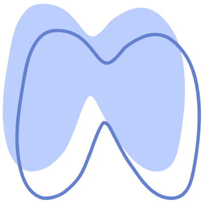 Shape Abstract Wing Element from Organic Shapes Set