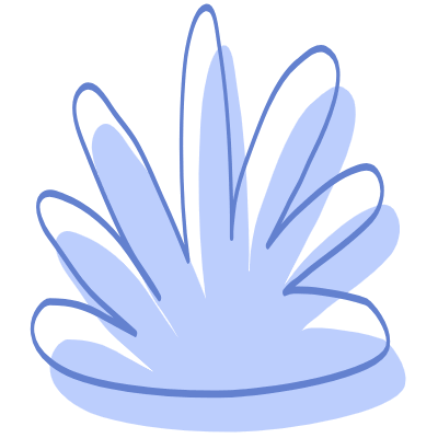 Shape Bush Big Nature Element from Organic Shapes Set