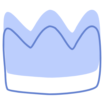 Shape Crown Element from Organic Shapes Set