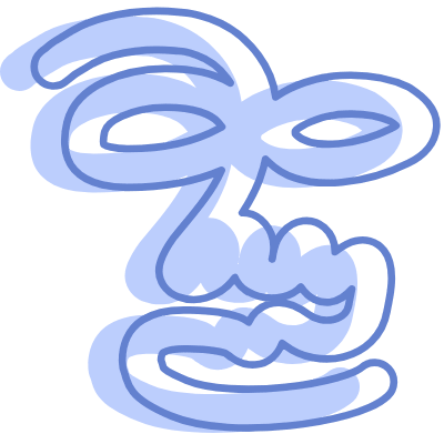 Shape Face Element from Organic Shapes Set