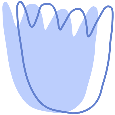 Shape Flower Nature Tulip Element from Organic Shapes Set