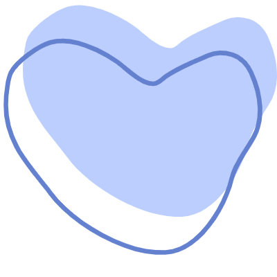 Shape Heart Draw Element from Organic Shapes Set