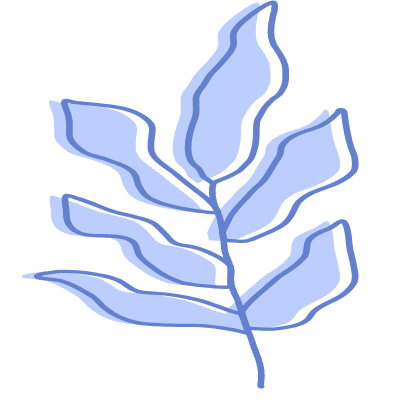 Shape Leaves Nature Dry Element from Organic Shapes Set