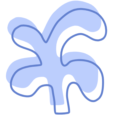 Shape Leaves Shrub Nature Element from Organic Shapes Set