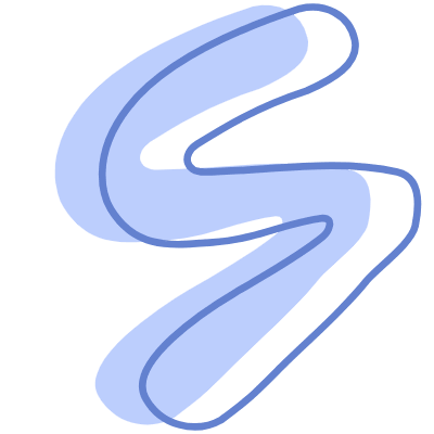 Shape Line S Drawing Element from Organic Shapes Set