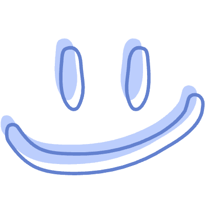 Shape Smile Eye Element from Organic Shapes Set