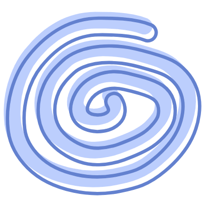 Shape Spiral Circle Element from Organic Shapes Set