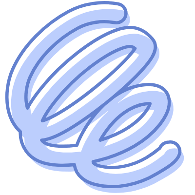 Shape Spiral Line Element from Organic Shapes Set