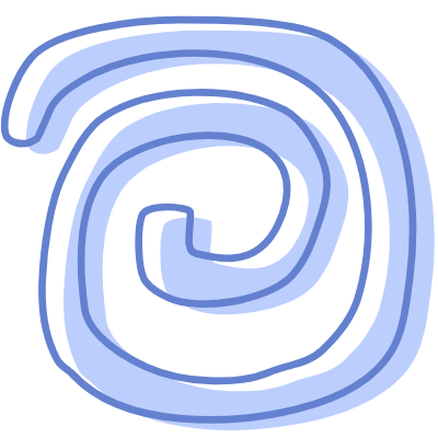 Shape Spiral Square Element from Organic Shapes Set