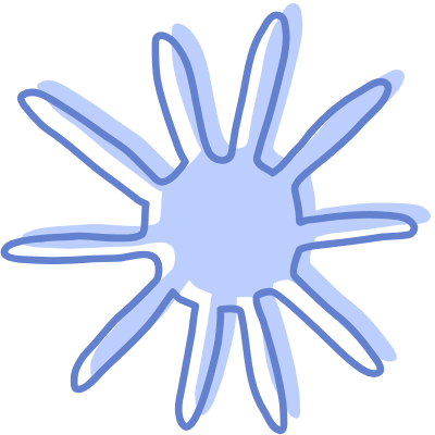 Shape Sun Element from Organic Shapes Set