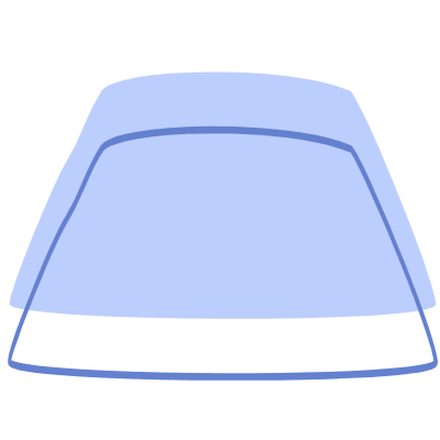 Shape Trapezoid Horizontal Element from Organic Shapes Set