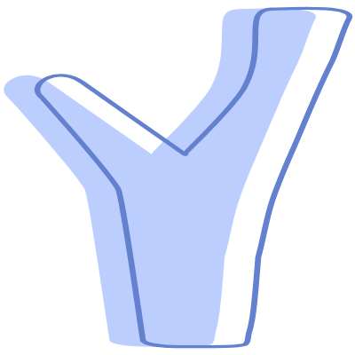 Shape Tree Body Nuture Element from Organic Shapes Set