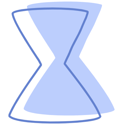 Shape Triangle Hourglass Element from Organic Shapes Set