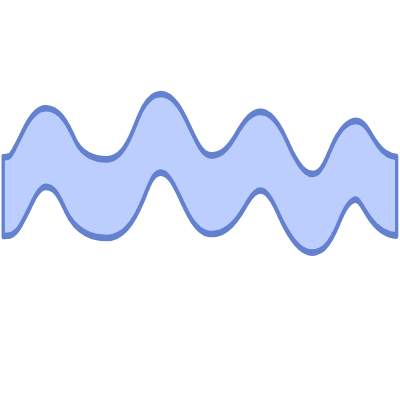 Line Curly 1 Element from Organic Shapes Set