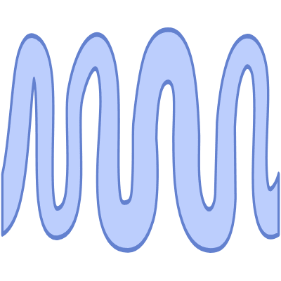 Line Curly 2 Element from Organic Shapes Set