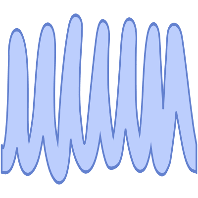 Line Wave Element from Organic Shapes Set