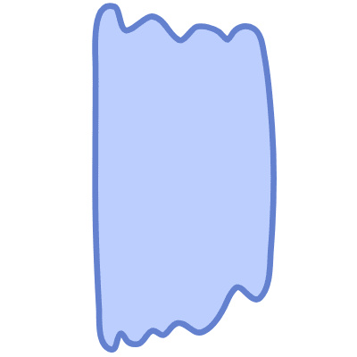 Shape Abstract Paint Element from Organic Shapes Set