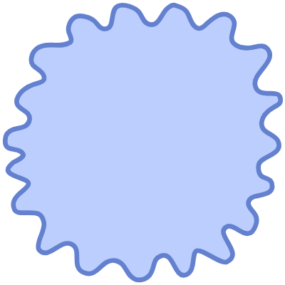 Shape Abstract Splash Element from Organic Shapes Set
