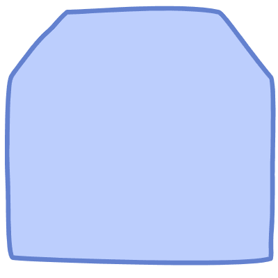 Shape Abstract Tag Square Trapezoid Element from Organic Shapes Set
