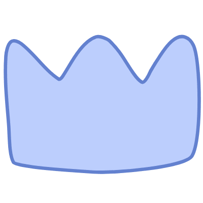 Shape Crown Element from Organic Shapes Set