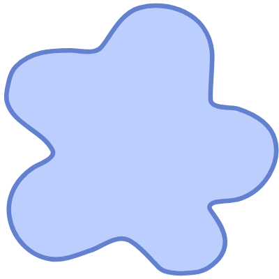 Shape Flower Nature Cute Element from Organic Shapes Set