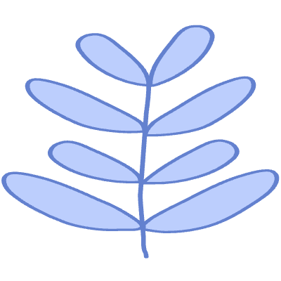 Shape Leaves Nature Element from Organic Shapes Set