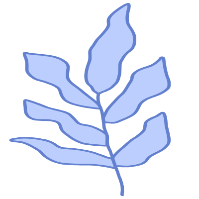 Shape Leaves Nature Dry Element from Organic Shapes Set
