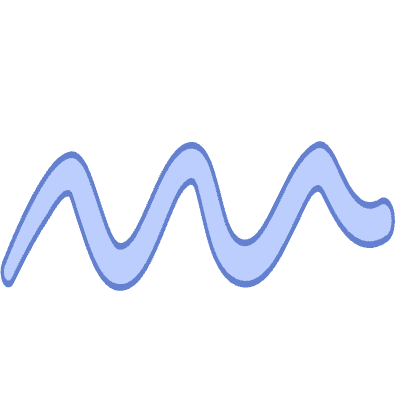 Shape Line Curly Element from Organic Shapes Set