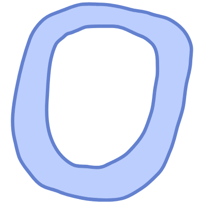 Shape Ring Square Element from Organic Shapes Set